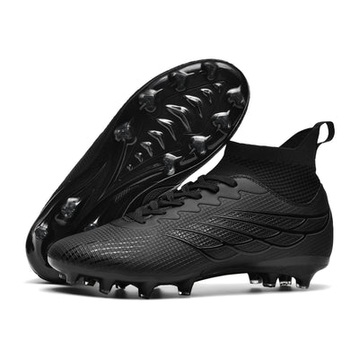 Men's High-End Football Boots - -like Seamless Upper, TPU Sole with Lace-Up Closure, Non-Slip Grip & Ankle - All-Weather All-Weather Training & Match Boots for Soccer, Lawn, Football - -Wear Technology, Traction Tread, Lace-U