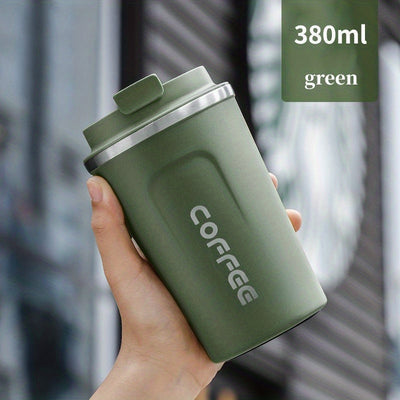 1pc Coffee Cup, Insulation And Cold Insulation Portable European High-end Exquisite Latte Cup For Men And Women, High-end Sense Portable Cup