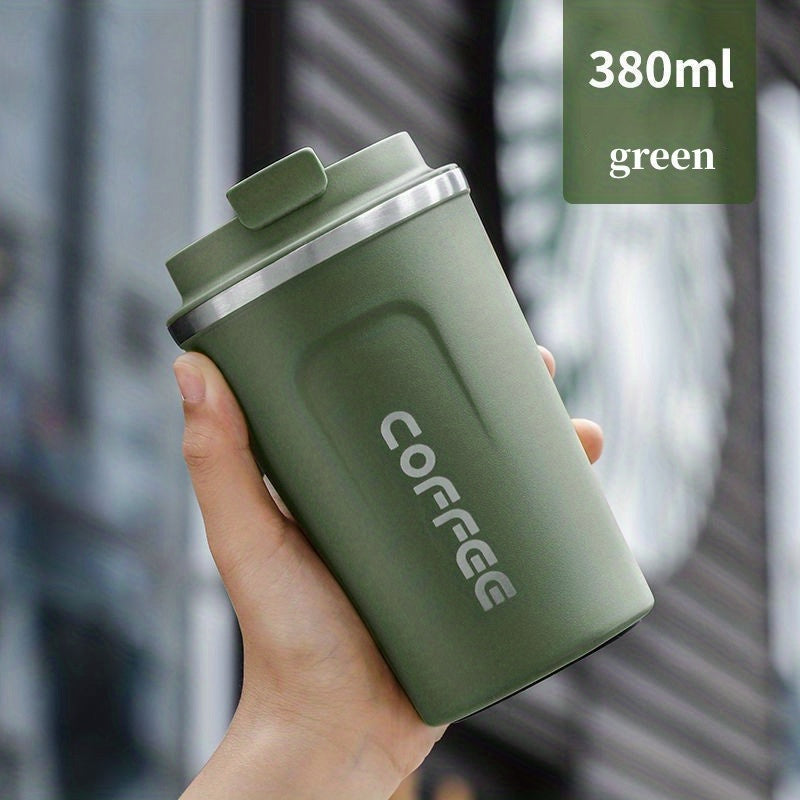 1pc Coffee Cup, Insulation And Cold Insulation Portable European High-end Exquisite Latte Cup For Men And Women, High-end Sense Portable Cup