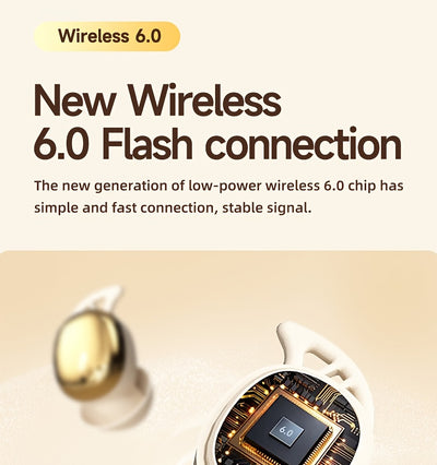 HYUNDAI HY-S13 2025 Wireless Earbuds - 100+ Hour Battery Life, 0 Pressure Sensation, 6.0 Flash Connection, 6.0 Wireless, 6.0 Wireless Earbuds with 6.0 Wireless Technology, Comfortable Fit For Everyday Use, Sleek Earbud Design