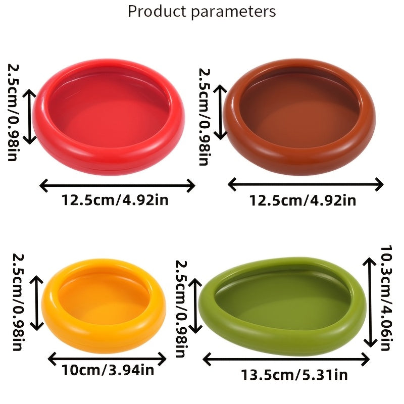 1pc/4pcs Reusable Food Freshness Preservation Pods with Stretchable TPU Lids - Food Storage Containers for Fruit & Vegetable - Washable, Transparent Food Storage Box Set - Keep Fresh Longer, Perfect for Kitchen Organization,