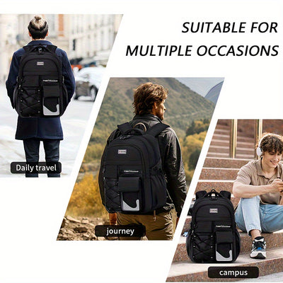 The Latest 2025 Unisex Student Backpack, a Lightweight Bag Suitable for Travel And School.