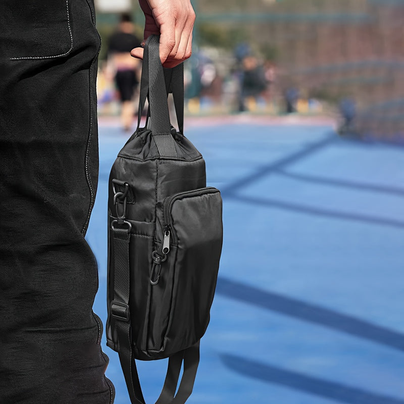 Versatile Water Bottle Carrier Bag with Phone Pocket - Fits 30/40oz Bottles, Adjustable Crossbody & Handle Straps, Durable & Waterproof for Travel, Outdoor Sports