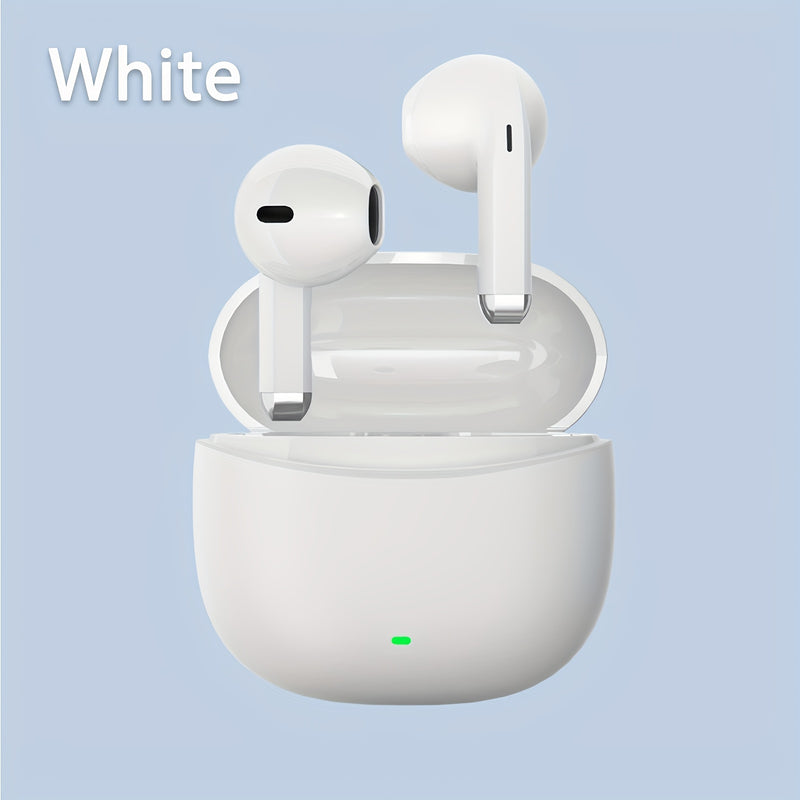 Wireless Earbuds: Touch Controls & HD Calling, Featuring Ultra-Long Battery, Noise Cancellation, and Seamless Wireless Connectivity - Ideal for Lifestyle & Gaming | Modern Aesthetic Design