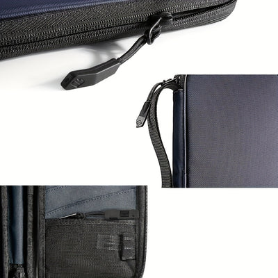 محفظة جواز سفر منزلية مع فتحات لبطاقة SIM وإبر منبثقة، محفظة جواز سفر سفر مانعة لتقنية تحديد الهوية بموجات الراديو، منظم مستندات مع حزام معصم، تحمل ما يصل إلى 6 جوازات سفر، 9 بطاقات ائتمان، قماش أكسفورد خفيف الوزن، سحاب قابل للتعديل