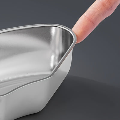 3-Piece Stainless Steel Steamer Insert Set, Fan-Shaped Divided Cooking Pans for Rice, Eggs, and Vegetables, No Electricity Needed, Kitchen Essentials