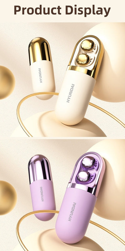 HYUNDAI HY-S13 2025 Wireless Earbuds - 100+ Hour Battery Life, 0 Pressure Sensation, 6.0 Flash Connection, 6.0 Wireless, 6.0 Wireless Earbuds with 6.0 Wireless Technology, Comfortable Fit For Everyday Use, Sleek Earbud Design