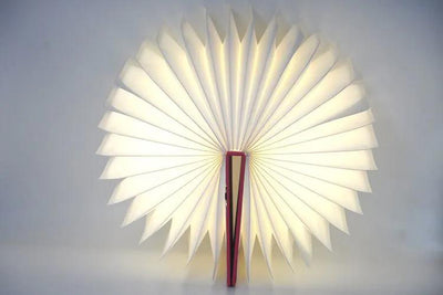 مصباح كتاب خشبي بخمسة ألوان، مصباح كتاب ليلي، مصباح كتاب قابل للطي لغرفة النوم، مصباح طاولة النوم، هدية عيد ميلاد دافئة، مصباح كتاب قابل للطي إبداعي، مصباح كتاب LED، شحن رومانسي