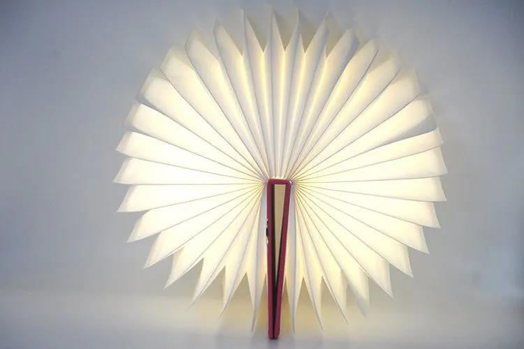 مصباح كتاب خشبي بخمسة ألوان، مصباح كتاب ليلي، مصباح كتاب قابل للطي لغرفة النوم، مصباح طاولة النوم، هدية عيد ميلاد دافئة، مصباح كتاب قابل للطي إبداعي، مصباح كتاب LED، شحن رومانسي