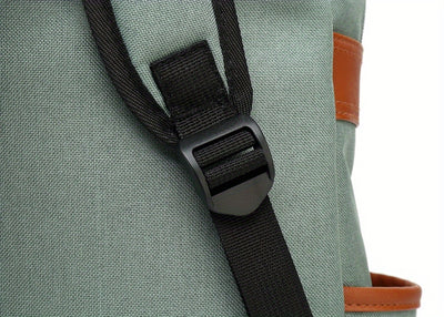 حقيبة ظهر للطلاب وحقيبة سفر وحقيبة خارجية غير رسمية للرجال والنساء وحقيبة كمبيوتر وحقيبة كتف متعددة الأغراض مع حزام مزخرف