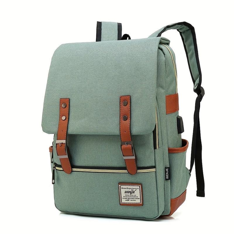 Student Backpack Travel Backpack Outdoor Casual Bag For Men And Women Computer Bag Shoulder Bag Multi-purpose Backpack With Belt Decoration