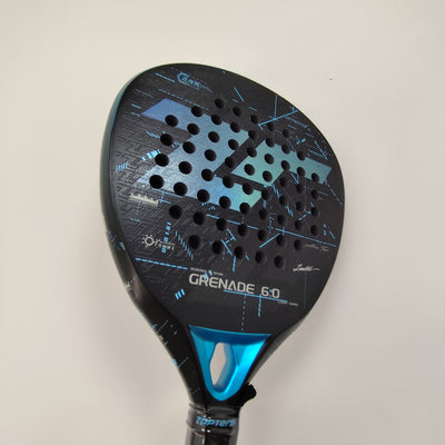 Ultra-Light High-Performance Carbon Fiber Tennis Racket - Blue, Beach & Paddleball Paddle with Ergonomic Handle for Enhanced Control and Power, Beach Paddleball Racket | Sleek Sports Racket | Durable Sports Equipment