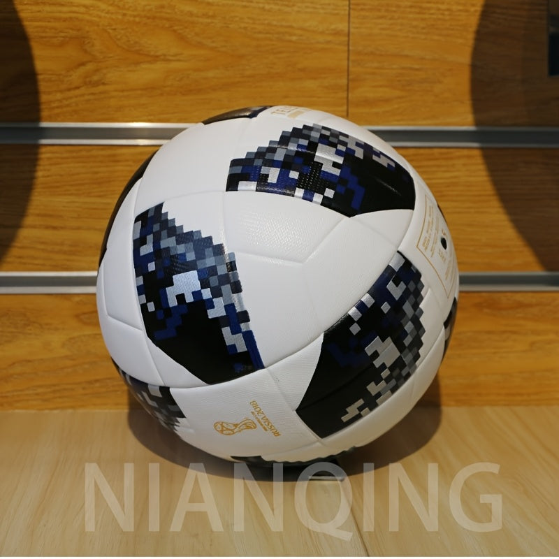 Professional No.5 Soccer Ball - Seamless Construction, Anti-Slip Texture & High Elasticity - Faux Leather Football for Training, Matches, Tournaments - Ideal for Adults, Teams, Gifts (Includes Free Ball Needle & Net) - Durabl