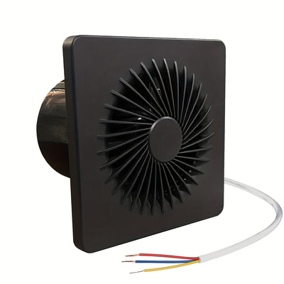 4-Inch Ventilation Fan, European Standard Exhaust Fan, 100m3/h Airflow, Hardwired Installation, Air Purification Equipment with Deflector Baffle, Quiet Operation, Dehumidifying & Ventilating for Kitchen, Bathroom, Pet Room, G