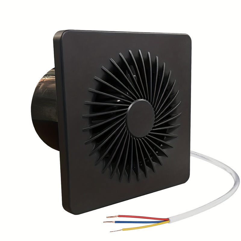 4-Inch Ventilation Fan, European Standard Exhaust Fan, 100m3/h Airflow, Hardwired Installation, Air Purification Equipment with Deflector Baffle, Quiet Operation, Dehumidifying & Ventilating for Kitchen, Bathroom, Pet Room, G