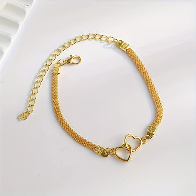 1 Fashionable Peach Heart Anklet