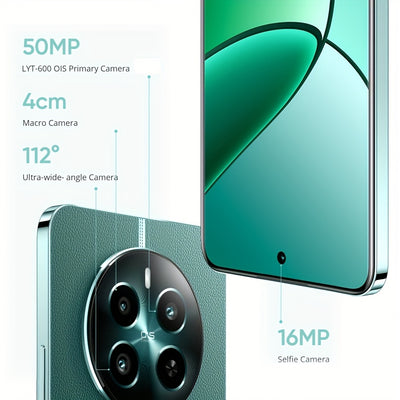 Realme 12+ 5G Smartphone | 8+256GB | 12+512GB | 6.67-inch AMOLED 120Hz | 64MP Camera | 5000mAh Battery | Dual SIM Card Android Phone, Global Version, Smartphone for Android Phones, Realme 12 Plus, Smart, Virtual, Default, Off