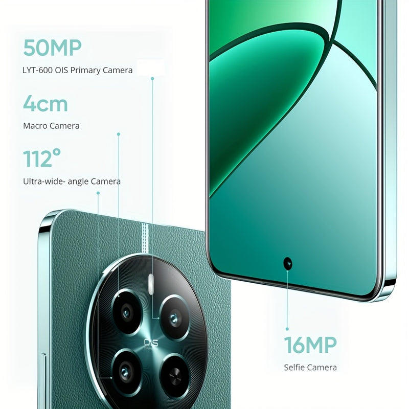 Realme 12+ 5G Smartphone | 8+256GB | 12+512GB | 6.67-inch AMOLED 120Hz | 64MP Camera | 5000mAh Battery | Dual SIM Card Android Phone, Global Version, Smartphone for Android Phones, Realme 12 Plus, Smart, Virtual, Default, Off