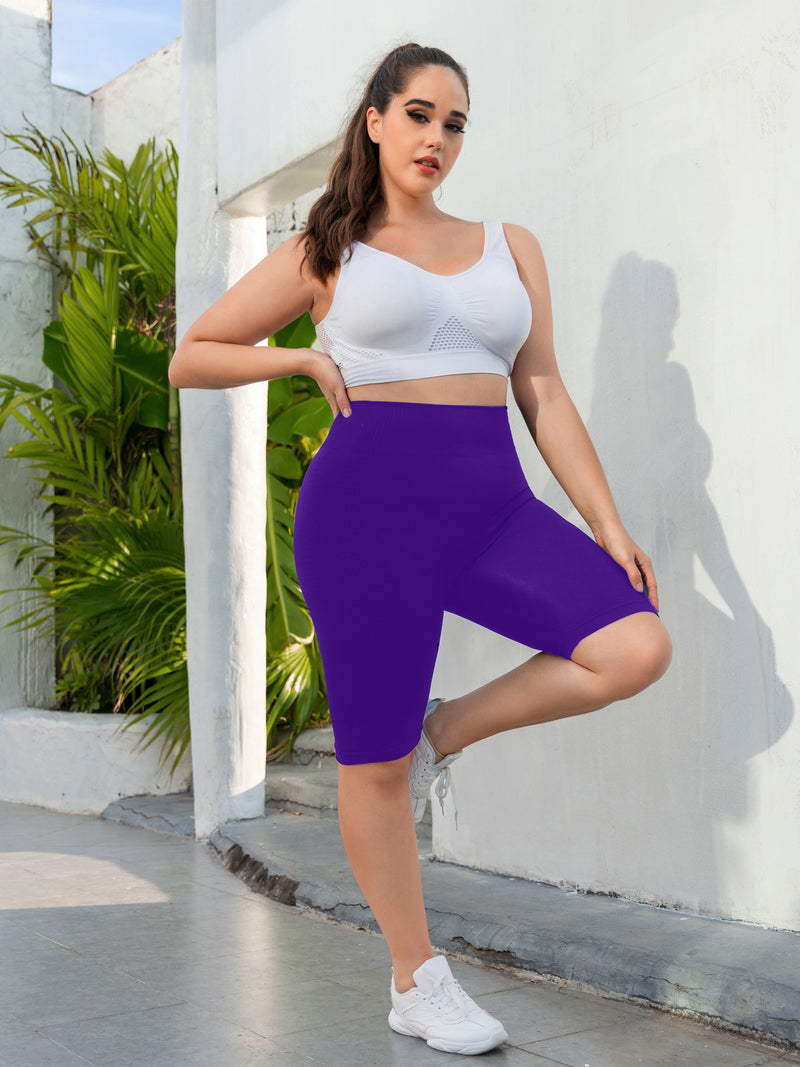 Plus Size Sports Shorts, Women&