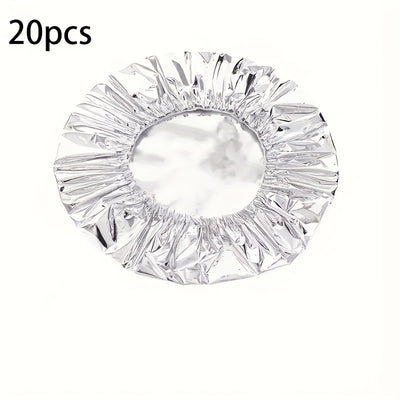 10PCS 15PCS 20PCS 25PCS 30PCS 40PCS 5PCS Food-Grade Reusable Aluminum Foil Lids for Bowls, Plates & Dishes – Universal Kitchen Insulation Covers to Keep Meals Warm and Fresh