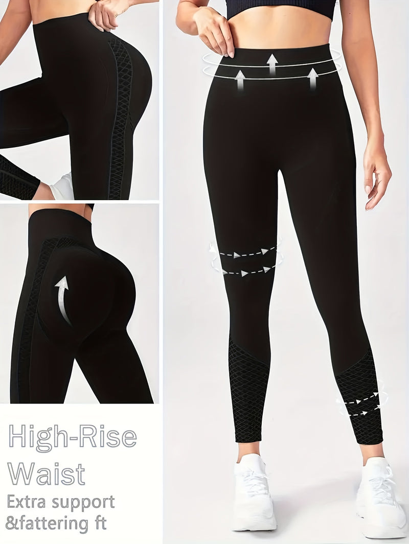 [Comfortable Sports Tights] Super Comfortable High-waisted Compression Sports Tights | Abdominal Control, Sweat-wicking, Four-way Stretch, Adjustable Length, Wide Waistband, Elegant Design - Suitable for Women, Perfect for Yo