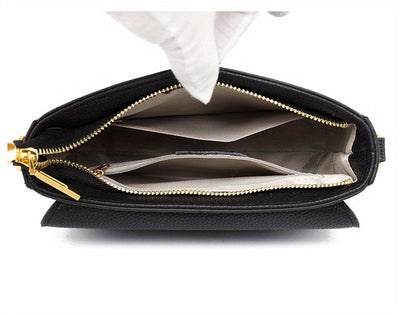 1pc Women's Top-Grain Cowhide Leather Crossbody Bag - Minimalist Square Design with Golden-Tone Hardware, Adjustable Strap & Zipper Closure, Beige/Tan/Black/Green - Casual Everyday Purse for Commuting, Work & Travel, Durable