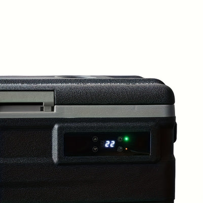 CRONY U55 55L 12V/24V/36V Car Refrigerator Freezer with & APP Control, Portable Wheeled Cooler Fridge, Dual Power (/AC), Compressor Cooling System for Camping, RV, Truck, Van, Car, Outdoor Use