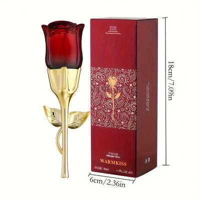 A Rose-Shaped Perfume with Long-Lasting Fragrance, The Perfect Gift for Valentine'S Day.