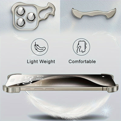 Aerospace Grade Aluminum Metal Armor Mobile Phone Case - New in the Third Quarter of 2024, Suitable for iPhone16/15 Series - Minimalist High-Strength Protection, Advanced Protective Case - Unique Reinforced Protection Design