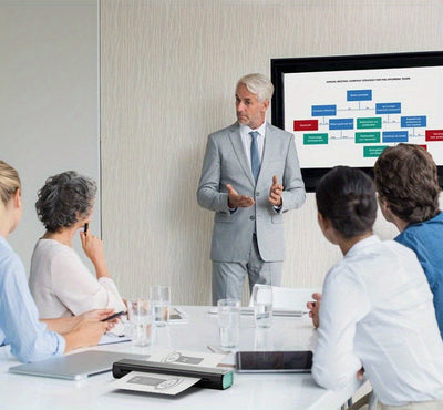 Wireless Portable Printer M08F: 21.59x27.94cm Thermal Printer, Ink Free, Mobile Printer That Can Be Used For Business, Office, Home, And Study, Compatible With Android And IOS