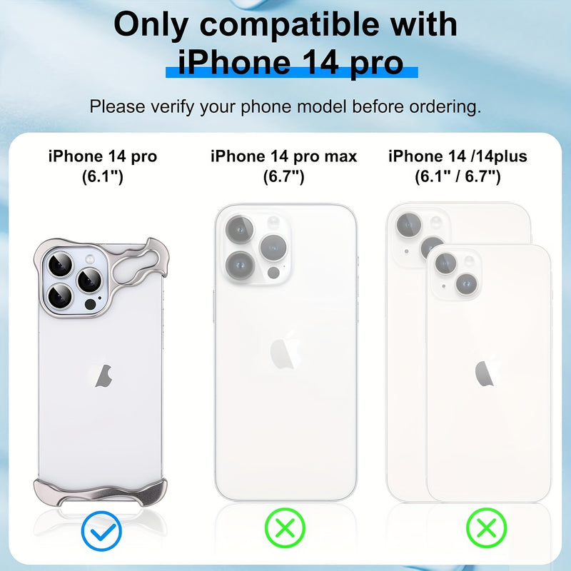 Aerospace Grade Aluminum Metal Armor Mobile Phone Case - New in the Third Quarter of 2024, Suitable for iPhone16/15 Series - Minimalist High-Strength Protection, Advanced Protective Case - Unique Reinforced Protection Design