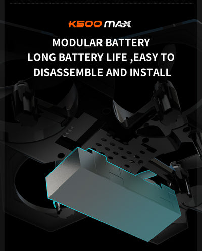 K500MAX RC Drone with 360° Flips, Throw Start, Altitude Hold, One-Key Speed Switch, Crash Resistant Design, RGB Lights, Headless Mode, 6-8 Minute Battery Life, 3m/s Max Speed, Usb Charging, Outdoor Flying, Stunt Enthusiasts,