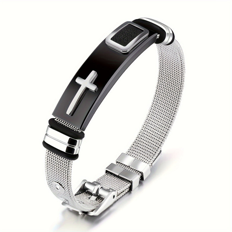 3pcs Cross Titanium Steel Cool Men&