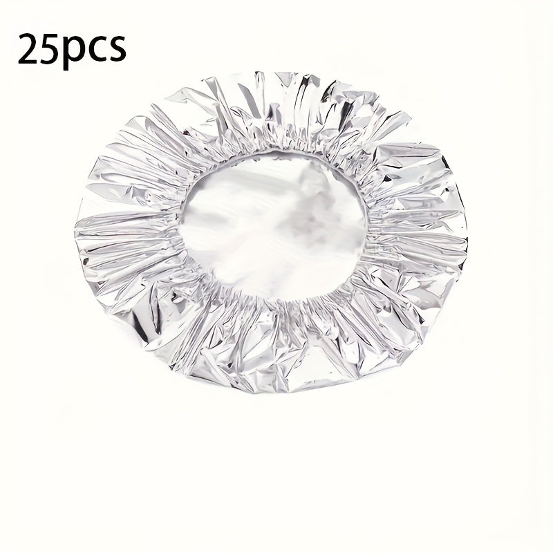 10PCS 15PCS 20PCS 25PCS 30PCS 40PCS 5PCS Food-Grade Reusable Aluminum Foil Lids for Bowls, Plates & Dishes – Universal Kitchen Insulation Covers to Keep Meals Warm and Fresh