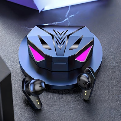 LAN XUN - Wireless In-Ear Headphones, Ultra-Low Latency, Active Noise Cancellation, Digital Display, and Stereo Wireless TWS Gaming Earbuds - Perfect for Gaming, Calls, and Music - Includes Charging Case, USB-C Charging, Port