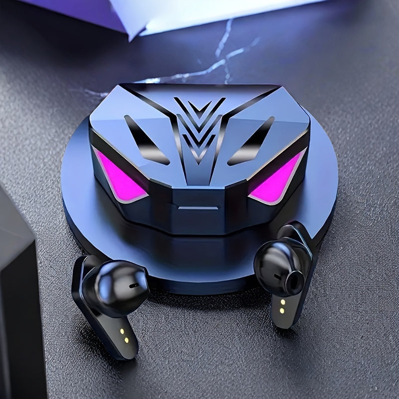 LAN XUN - Wireless In-Ear Headphones, Ultra-Low Latency, Active Noise Cancellation, Digital Display, and Stereo Wireless TWS Gaming Earbuds - Perfect for Gaming, Calls, and Music - Includes Charging Case, USB-C Charging, Port