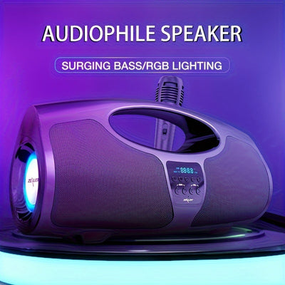 ZEALOT Wireless Portable P1 Speaker High Power Dual Speaker, With Microphone Subwoofer 3D Surround Sound, Surging Bass, FM TF USB Plug-in Card Compatible Connect With Mobile Phone/Tablet/TV