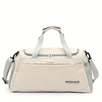 1pc Fashion Lightweight Travel Bag, Fitness Tote Bag, Dry And Wet Separation, Suitable For Sports, Fitness, Short-distance Business Trip, Travel