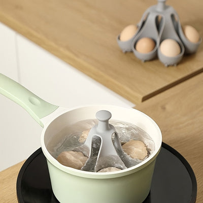 4/6 Heads High-Temperature  Silicone Egg Cooker for Home Kitchen, a  Tool for Steaming Eggs for Family Breakfast.