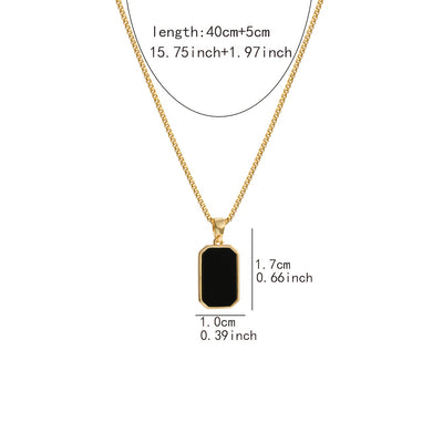 NEW 1pcs geometric pendant necklace, high-quality jewelry, upgraded fashionable necklace, high-end decorative necklace, suitable for daily wear, wedding season accessories, suitable as a gift for girlfriends, classmates and g