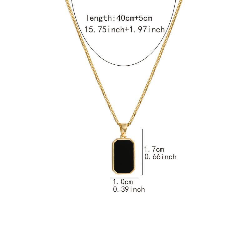 NEW 1pcs geometric pendant necklace, high-quality jewelry, upgraded fashionable necklace, high-end decorative necklace, suitable for daily wear, wedding season accessories, suitable as a gift for girlfriends, classmates and g
