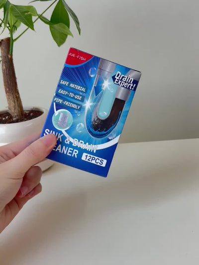 12pcs High-Quality Drain Cleaner - Powerful Kitchen Sink & Pipe Unclogging Powder, Safe for All Surfaces, Sewer Cleaning, Pipe Cleaning Powder