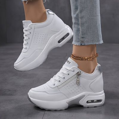 1012 Women's Breathable Casual Sports Shoes with Height Increase