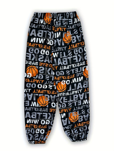 بنطلون نسائي فضفاض واسع الساق مطبوع، بنطلون كاجوال مريح ورائع