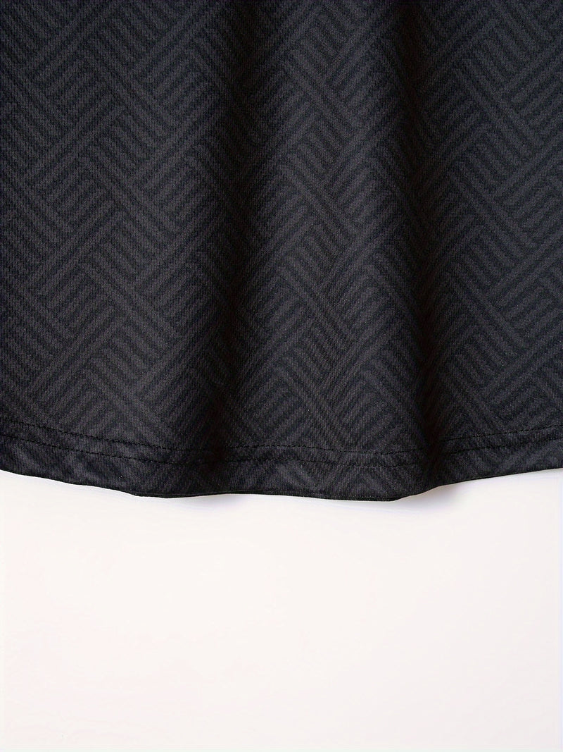 تي شيرت رجالي بأكمام قصيرة + شورت بدلة رياضية كاجوال باللون الأزرق