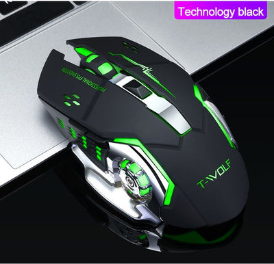 Q13 Wireless Mouse, Wireless Mouse, Rechargeable LED Silent Ultra-Thin Laptop Mouse, Stable And Smooth, Low Latency, with USB Receiver, Suitable Laptops// Computers, Gaming, Office And Entertainment