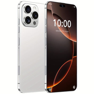 I16 Pro Max 2025 New 6.8" HD Large Display Smartphone, Multi-function Unlocked Phone, 12+512GB, Front And Rear HD Camera, 6800 MAh Large Capacity Battery, With Data Cable, Suitable For Birthday Gifts