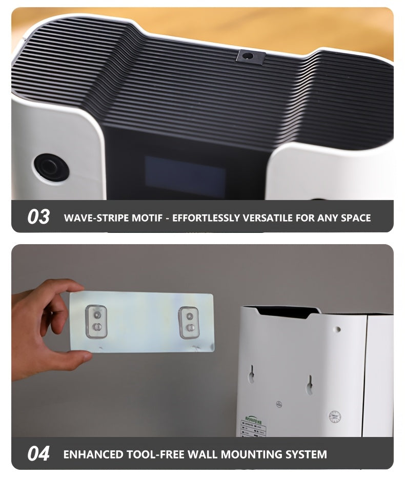 Waterless Essential Oil Diffuser for Home & Hotel, Spa, Office – Max 3000 sq ft Coverage, 2*160ml Capacity, Hotel Series Nebulizing Diffuser with Intelligent Aroma Air Dispersion, Wall-Mountable Design, Ultra-Quiet 35dB Whi