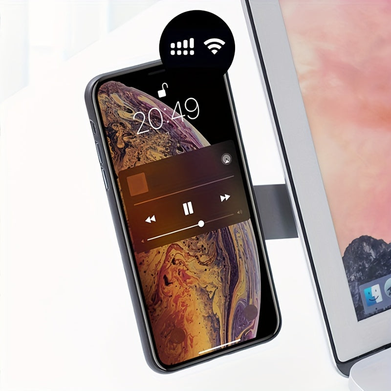 حامل شاشة كمبيوتر محمول مزود بحلقة مغناطيسية مجانية مكون من 3 قطع، مشبك شاشة مزدوج من البلاستيك اللاصق المغناطيسي، حامل توسيع للكمبيوتر المحمول