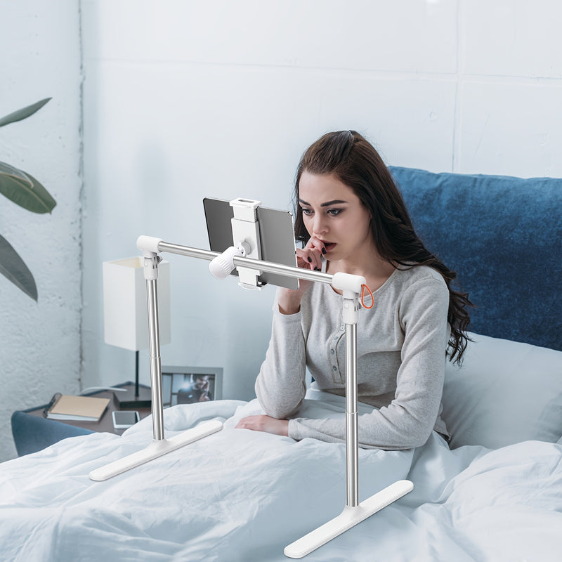 Elevate Your Screen Time: Bedside Tablet Stand with Stable Design and Adjustable Height - Perfect for Relaxing at Home